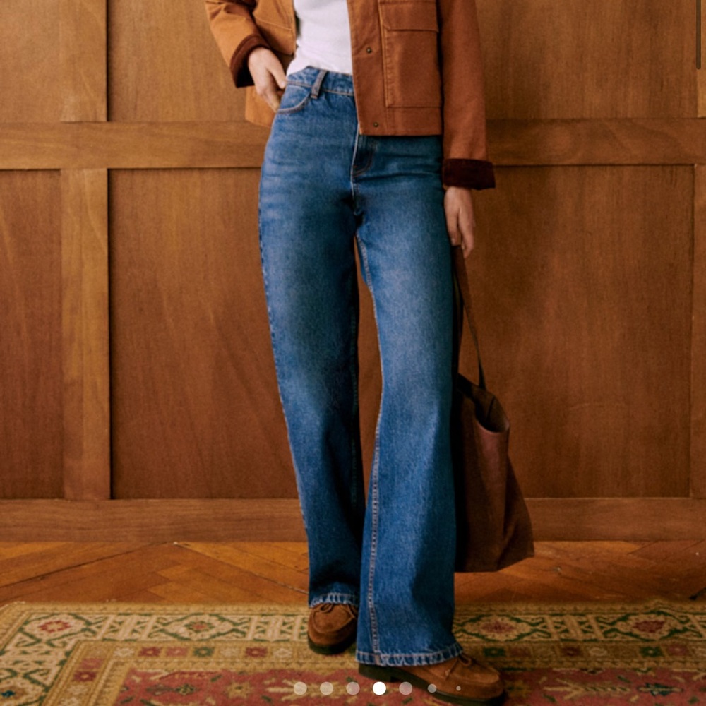 Sezane Denim Trousers